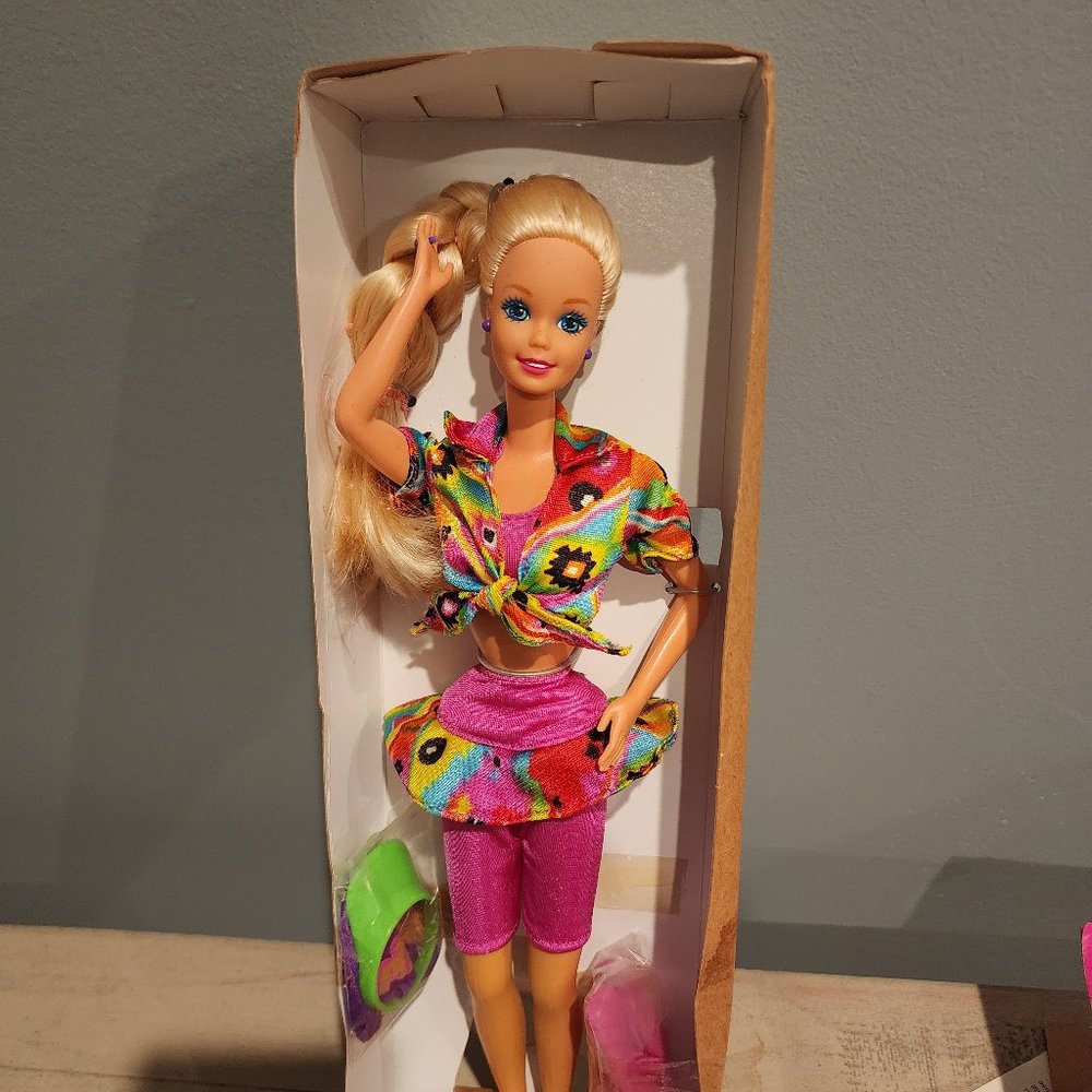 Vintage 1992 Kool-Aid Wacky Warehouse Barbie NIB